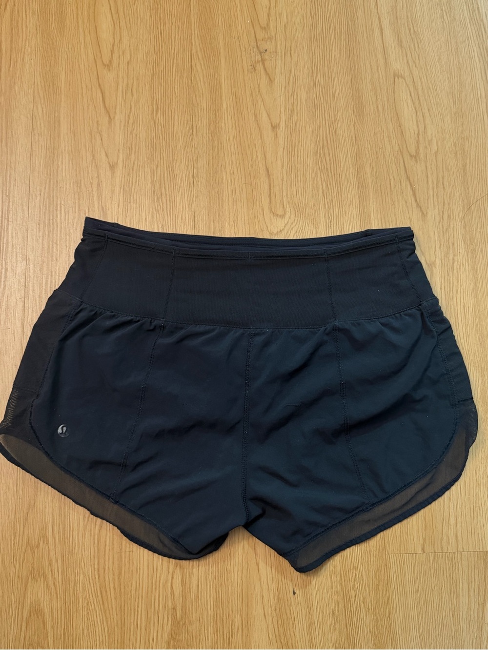 lululemon athletica Women's Black Running Shorts